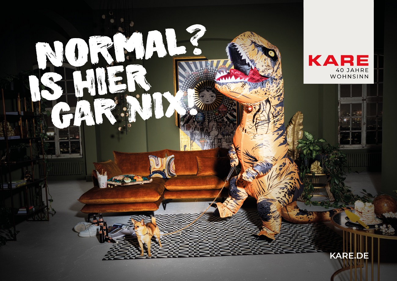 KARE Design GmbH - Jubiläumskampagne (Bildquelle: KARE Design GmbH) KARE Design GmbH - Jubiläumskampagne (Bildquelle: KARE Design GmbH)
