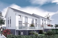 4 attraktive 2geschossige Mietwohnungen werden aus Bisotherm gebaut: Quelle: Dipl.-Ing. Architekt BD