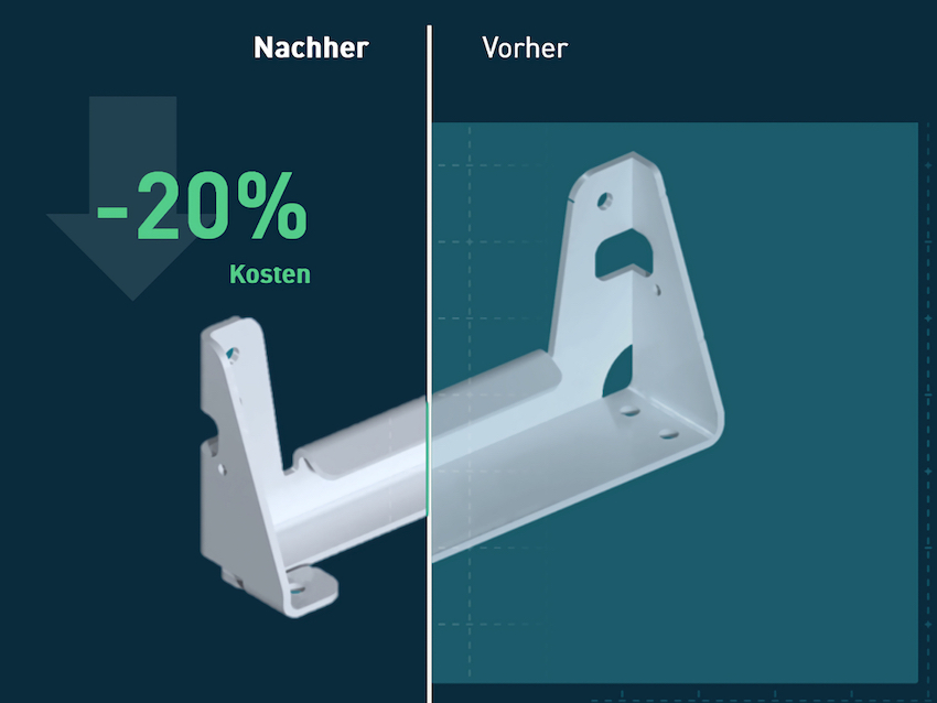 Optimate: Zeit und Kosten sparen mit KI-optimierten Bauteilen Optimate: Zeit und Kosten sparen mit KI-optimierten Bauteilen