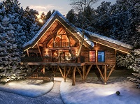Winterliches Baumhaus in toller Umgebung Winterliches Baumhaus in toller Umgebung