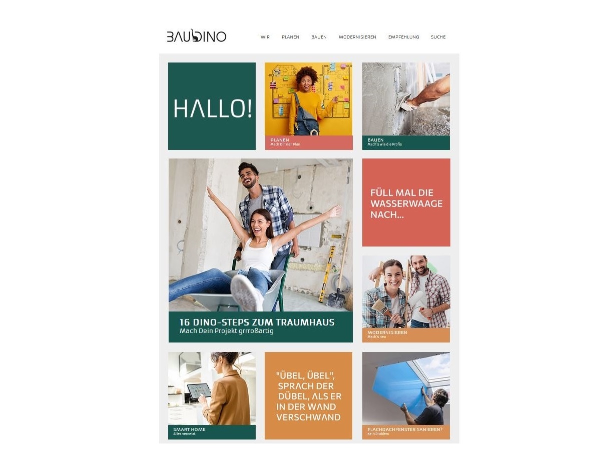 BAUDINO - neue Plattform rund ums Bauen, Planen, Modernisieren BAUDINO - neue Plattform rund ums Bauen, Planen, Modernisieren
