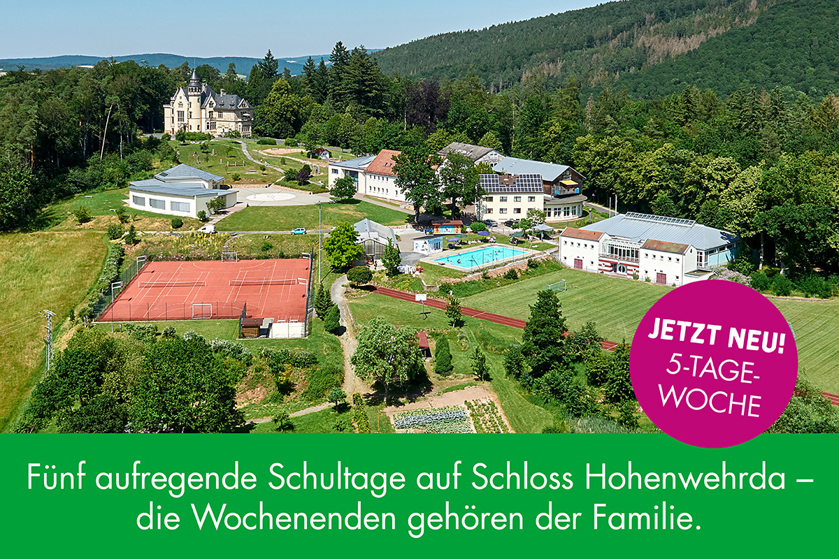 5-Tage-Woche im Lietz Internat Schloss Hohenwehrda