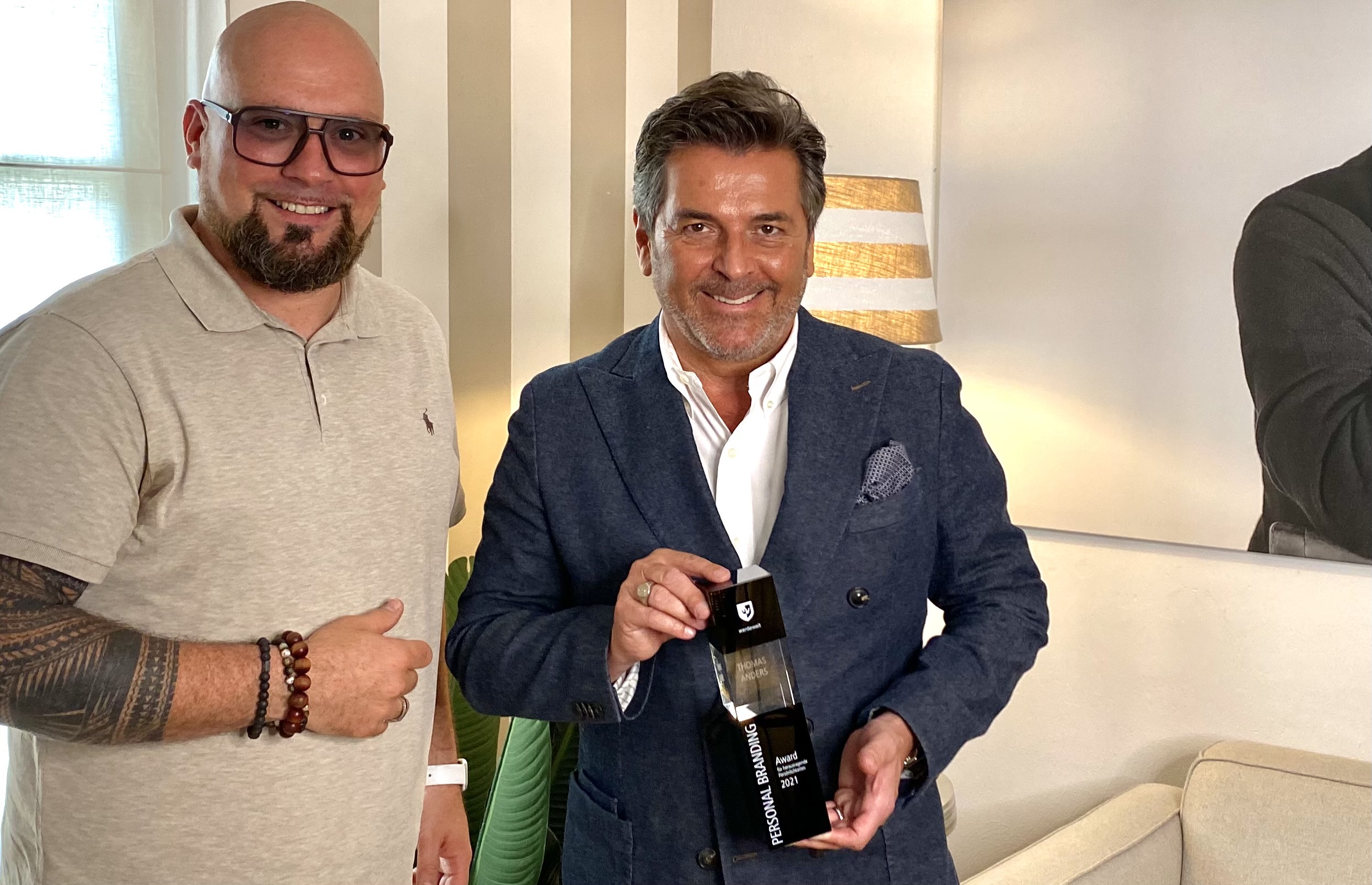 Thomas Anders–Gewinner des Personal Brand Awards. Thomas Anders–Gewinner des Personal Brand Awards.