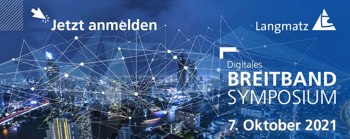 Das Breitband-Symposium 2021 findet in diesem Jahr erstmals als virtueller Kongress statt.
