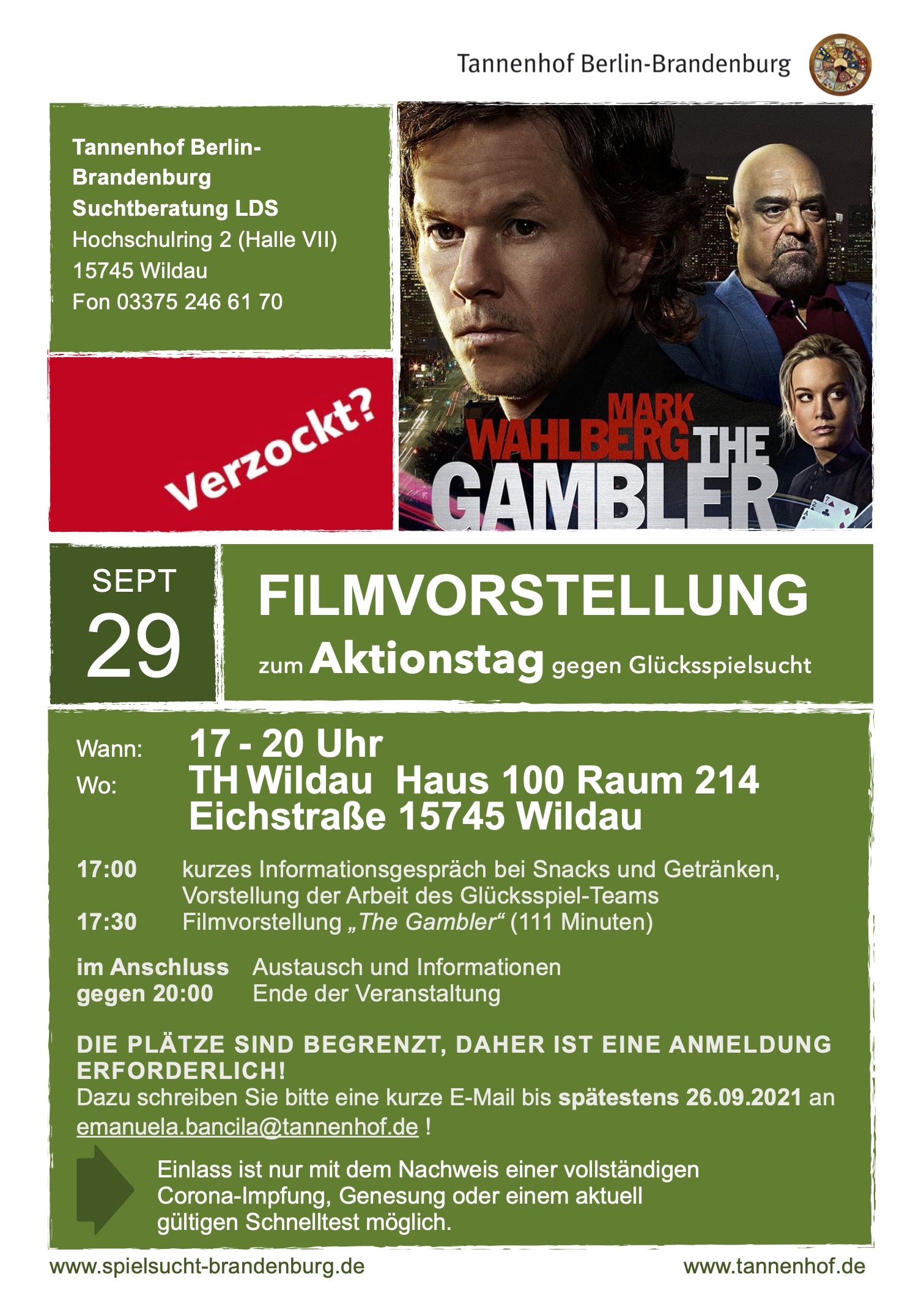 The Gambler mit Mark Wahlberg