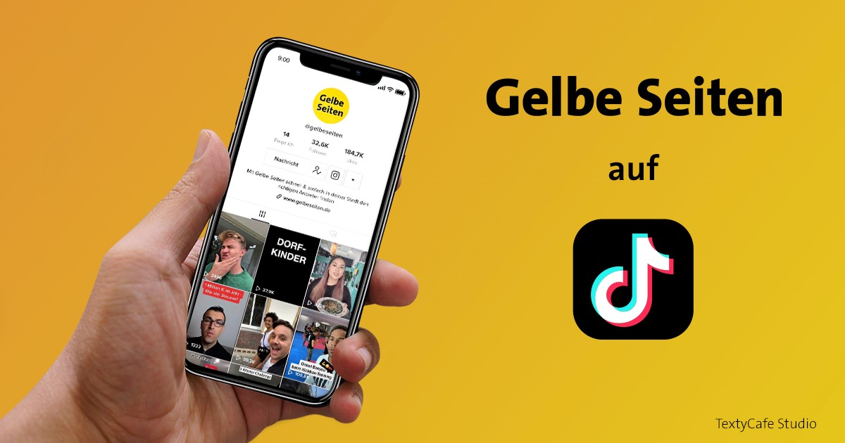 TikTok-Kanal von Gelbe Seiten