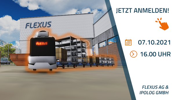 Dynamische Routenzugsteuerung mit SAP – Webinar der Flexus zusammen mit Ipolog diesmal auf Englisch! Dynamische Routenzugsteuerung mit SAP – Webinar der Flexus zusammen mit Ipolog diesmal auf Englisch!