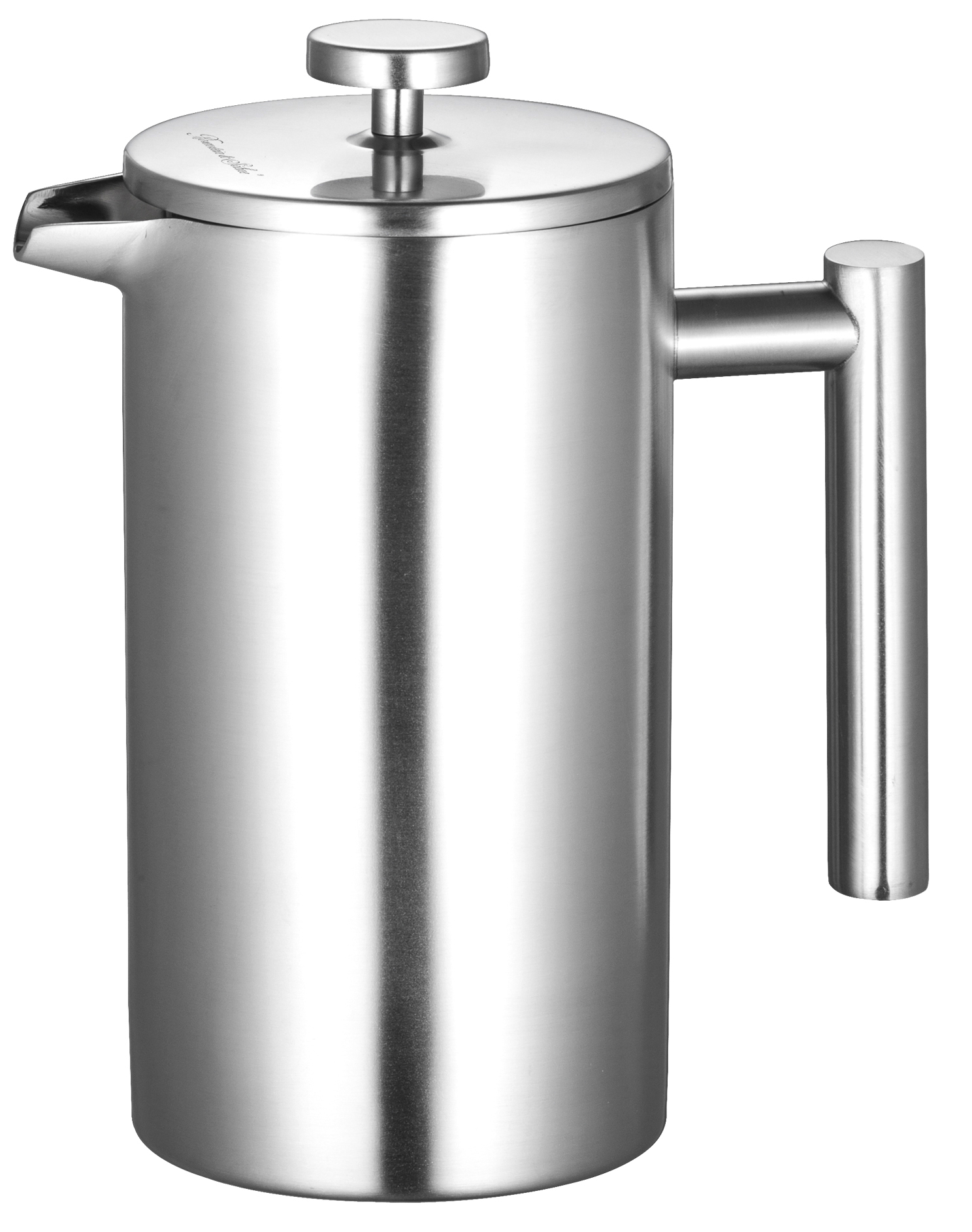 Rosenstein& Söhne Thermo-Kaffeebereiter, French-Press, Edelstahl, doppelwandig, www.pearl.de