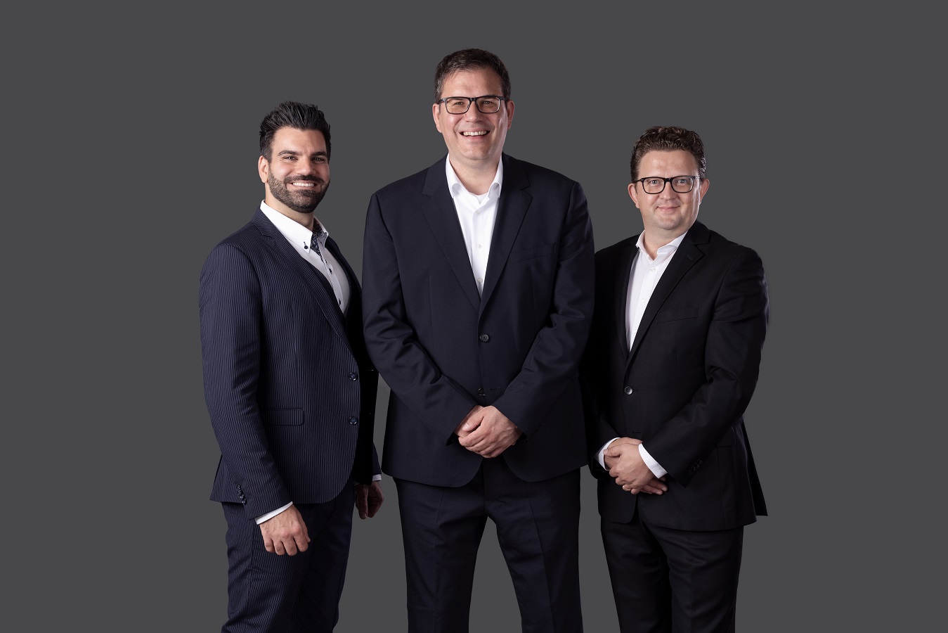 Das Fleming-Führungsteam Cesar Hussmann, Christoph Schütte und Marco Rautenberg.