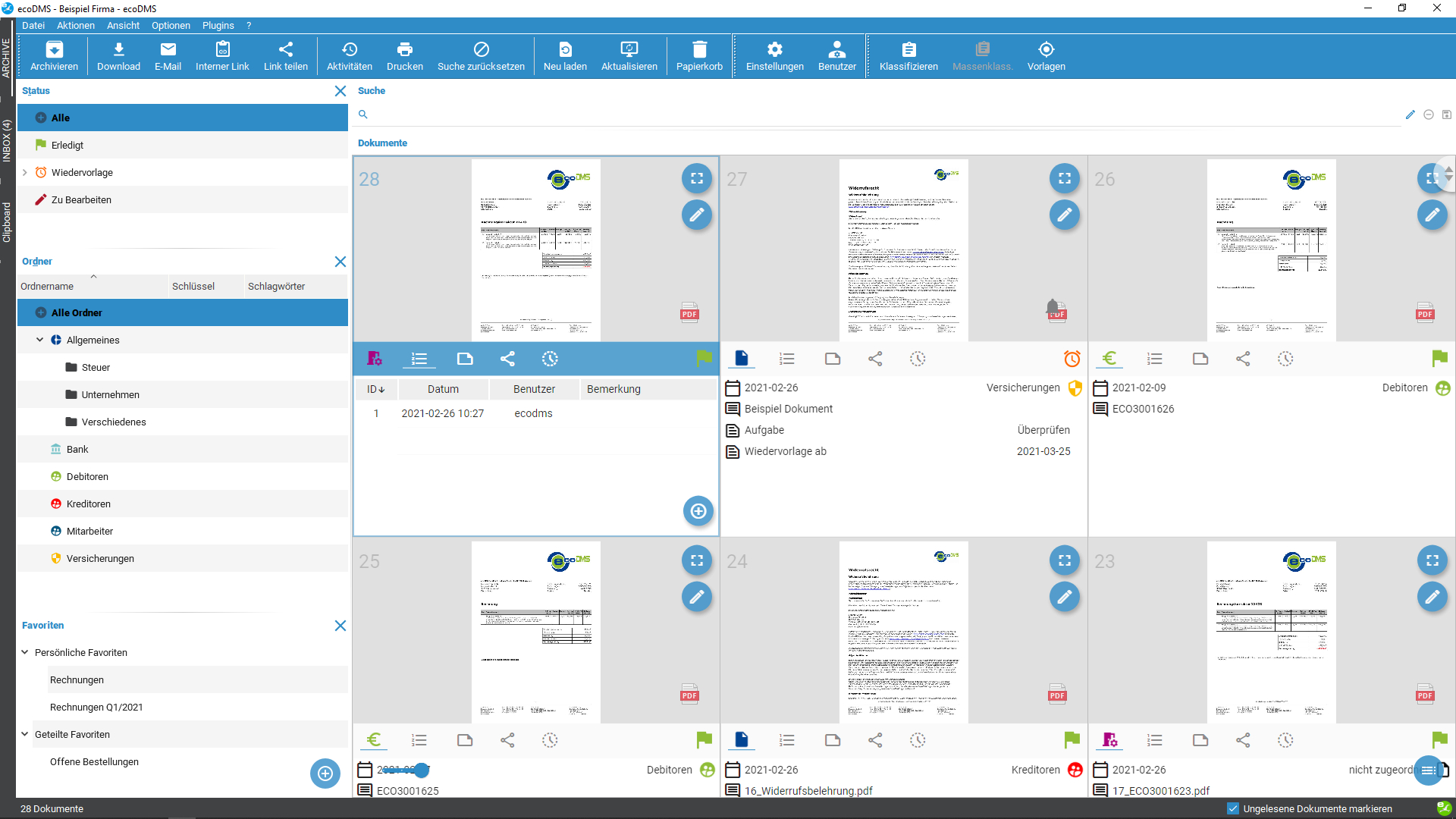 Dokumenten-Management-System ecoDMS (burns)