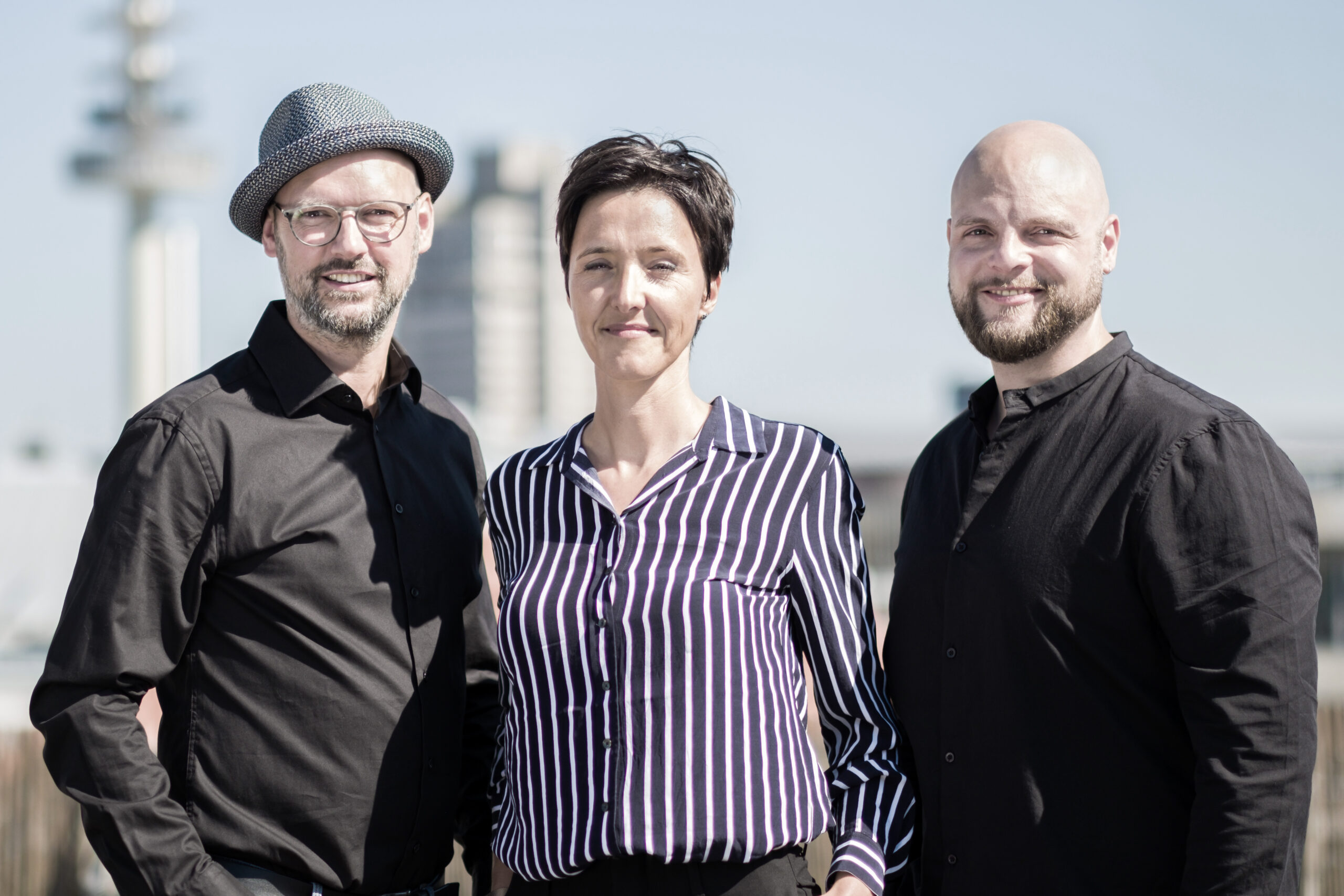 Das Management Team von BREAKEVEN: Jens Langenberg, Ina Langenberg, Marcel Baldt (v. li.).