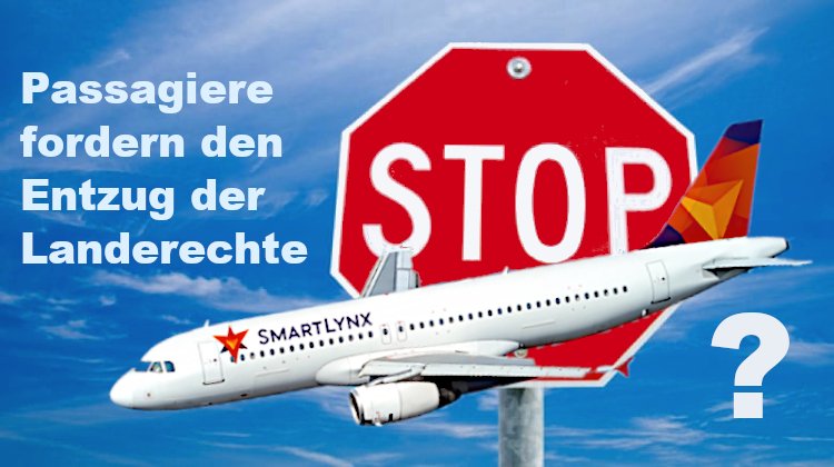 Passagiere fordert Entzug der Landerechte für lettische  Billig-Airline SmartLynx