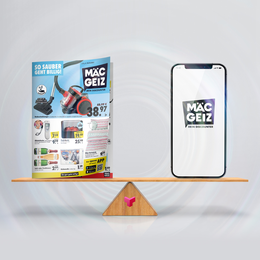 Digital& Print intelligent in ein Verhältnis für die lokale Mediaplanung gebracht.