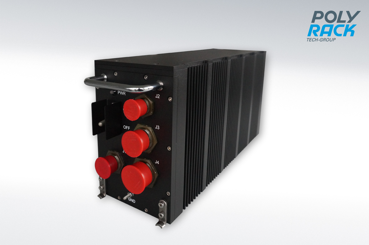 Das Rugged MIL 1/2 ATR Chassis von POLYRACK. Das Rugged MIL 1/2 ATR Chassis von POLYRACK.