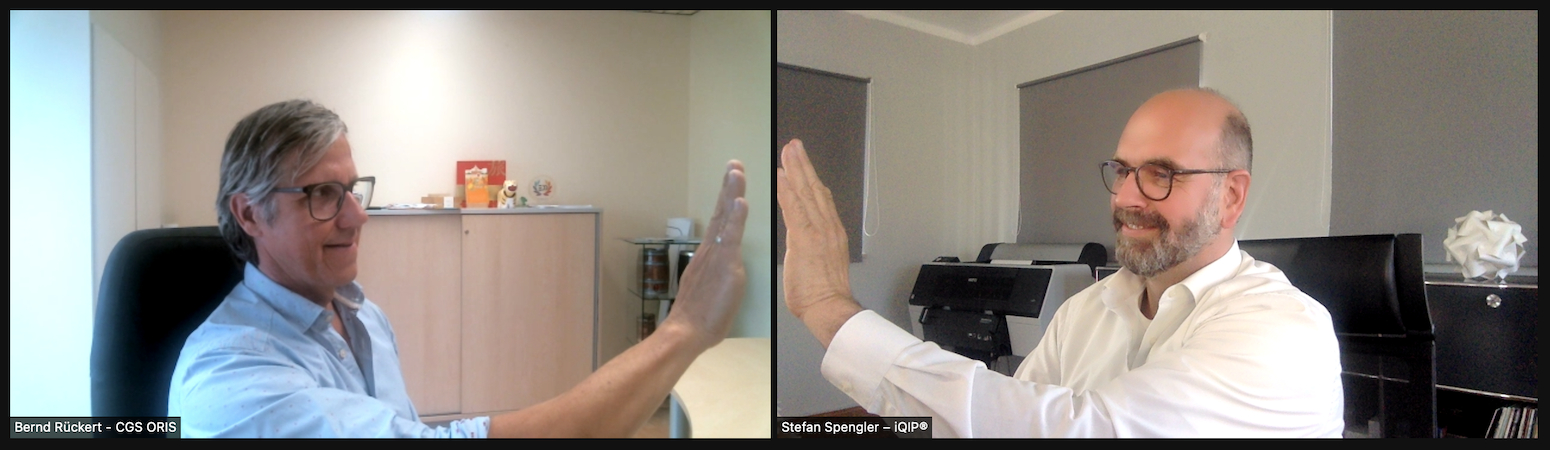 Digitaler Handschake von iQIP®und CGS ORIS Digitaler Handschake von iQIP®und CGS ORIS