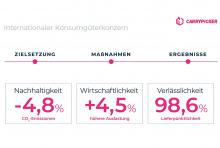 Eine Beispielrechnung von einem Konsumgüterkonzern. Bild: Carrypicker Eine Beispielrechnung von einem Konsumgüterkonzern. Bild: Carrypicker