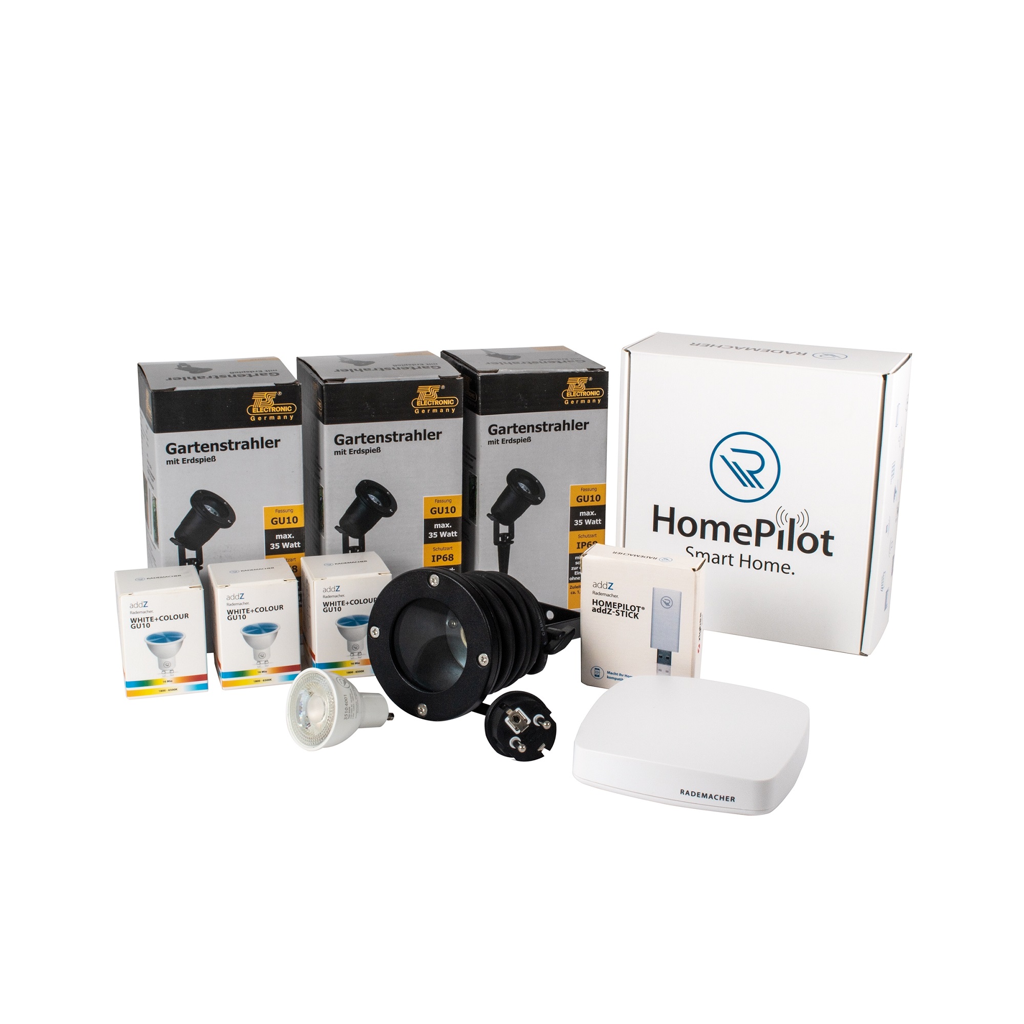 Smart-Home-Paket„Smarte Gartenbeleuchtung“von RADEMACHER