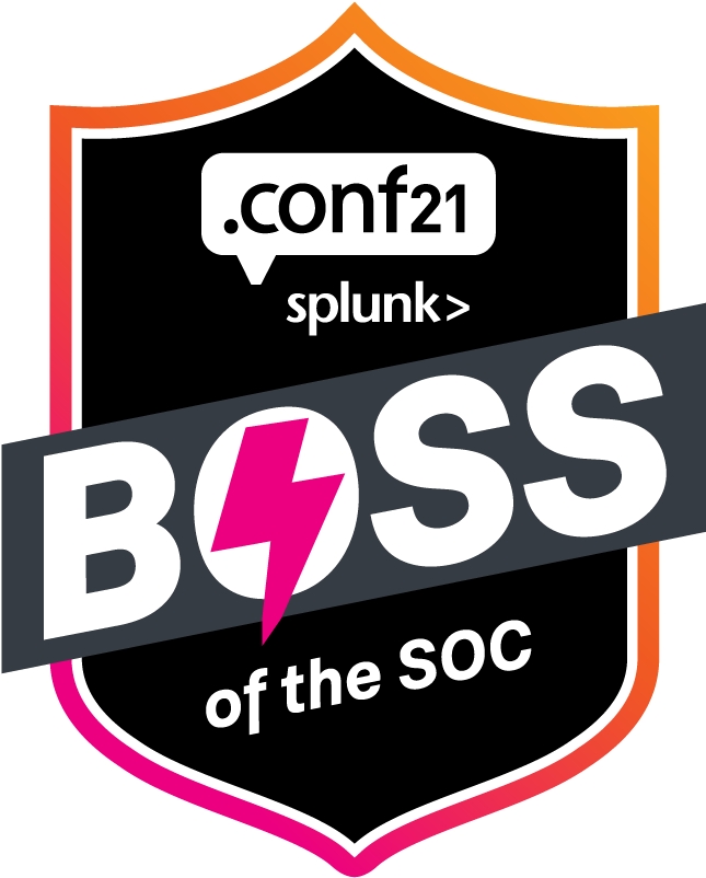 Logo des Boss of the SOC - BOTS der Splunk .conf21 (Bildquelle: @Splunk) Logo des Boss of the SOC - BOTS der Splunk .conf21 (Bildquelle: @Splunk)