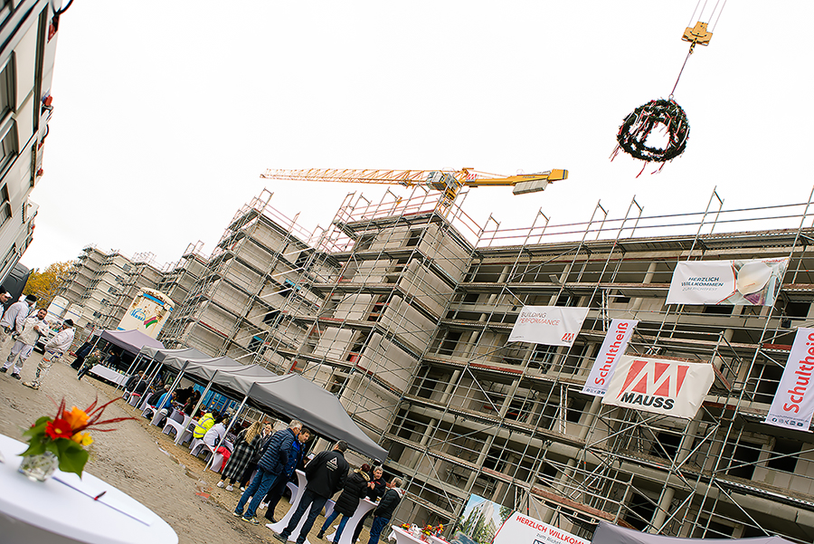 Richtfest für 116 EOF-Wohnungen in Nürnberg
