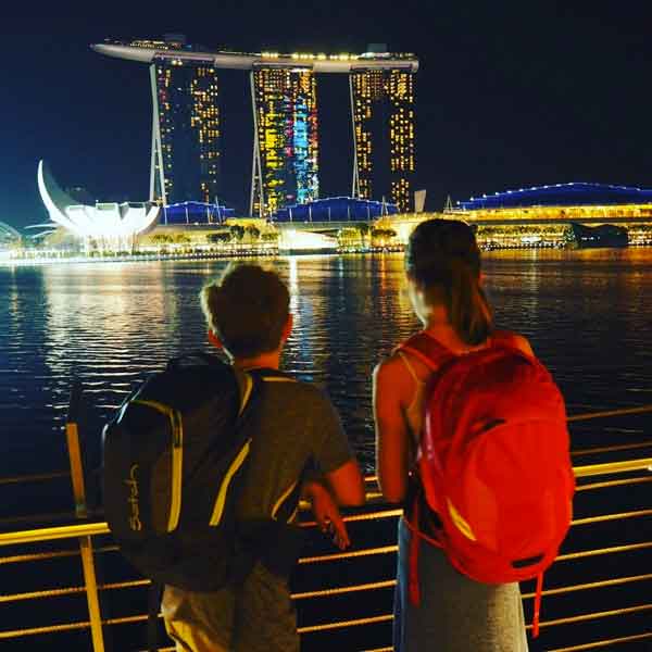 Station einer Weltreise - Singapur