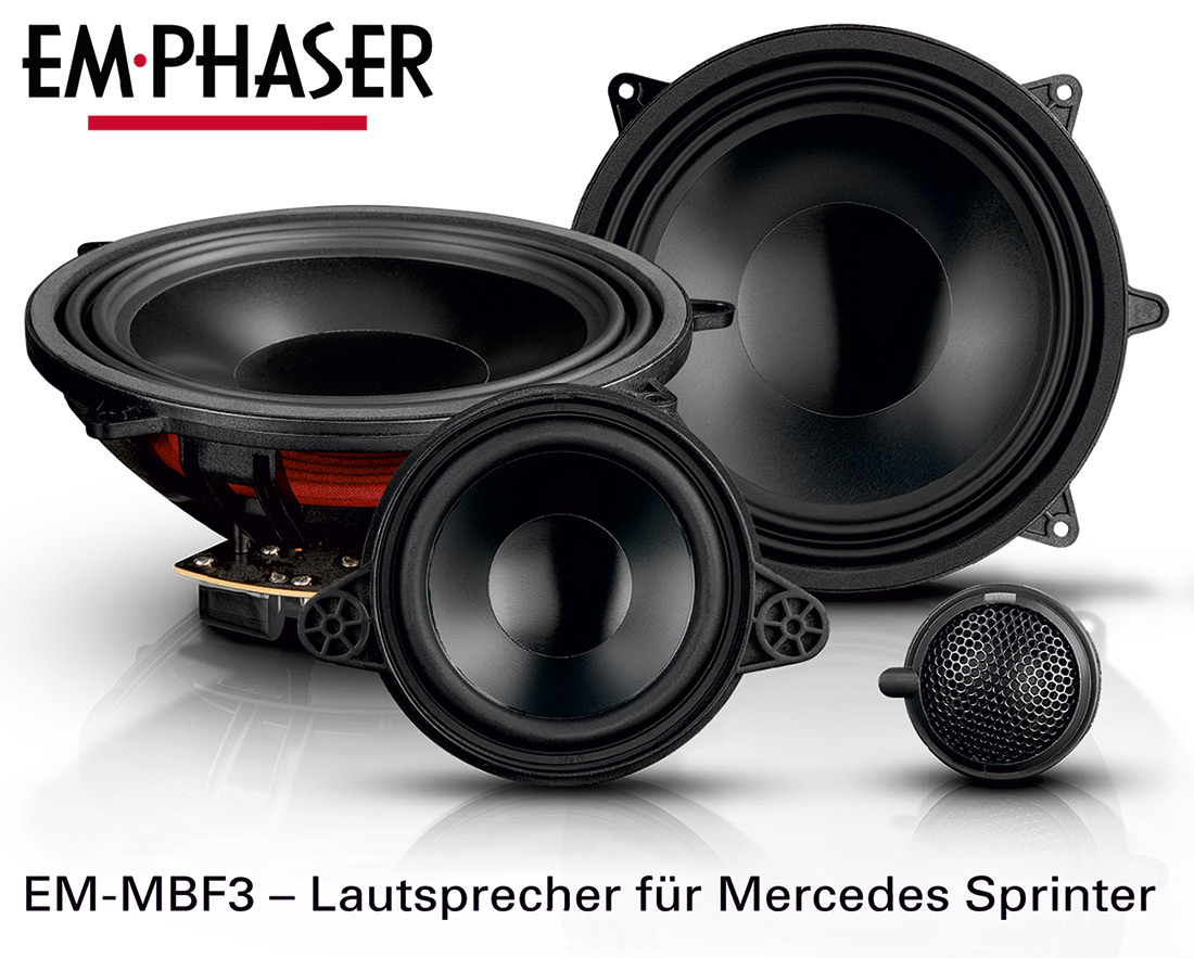 EMPHASER EM-MBF3–Lautsprecher für Mercedes Sprinter EMPHASER EM-MBF3–Lautsprecher für Mercedes Sprinter