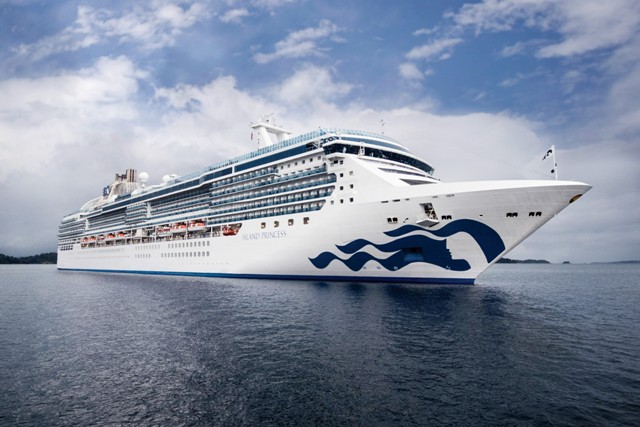 Die Island Princess startet 2024 zu einer 111 Tage dauernden Weltkreuzfahrt. Foto: Princess Cruises Die Island Princess startet 2024 zu einer 111 Tage dauernden Weltkreuzfahrt. Foto: Princess Cruises