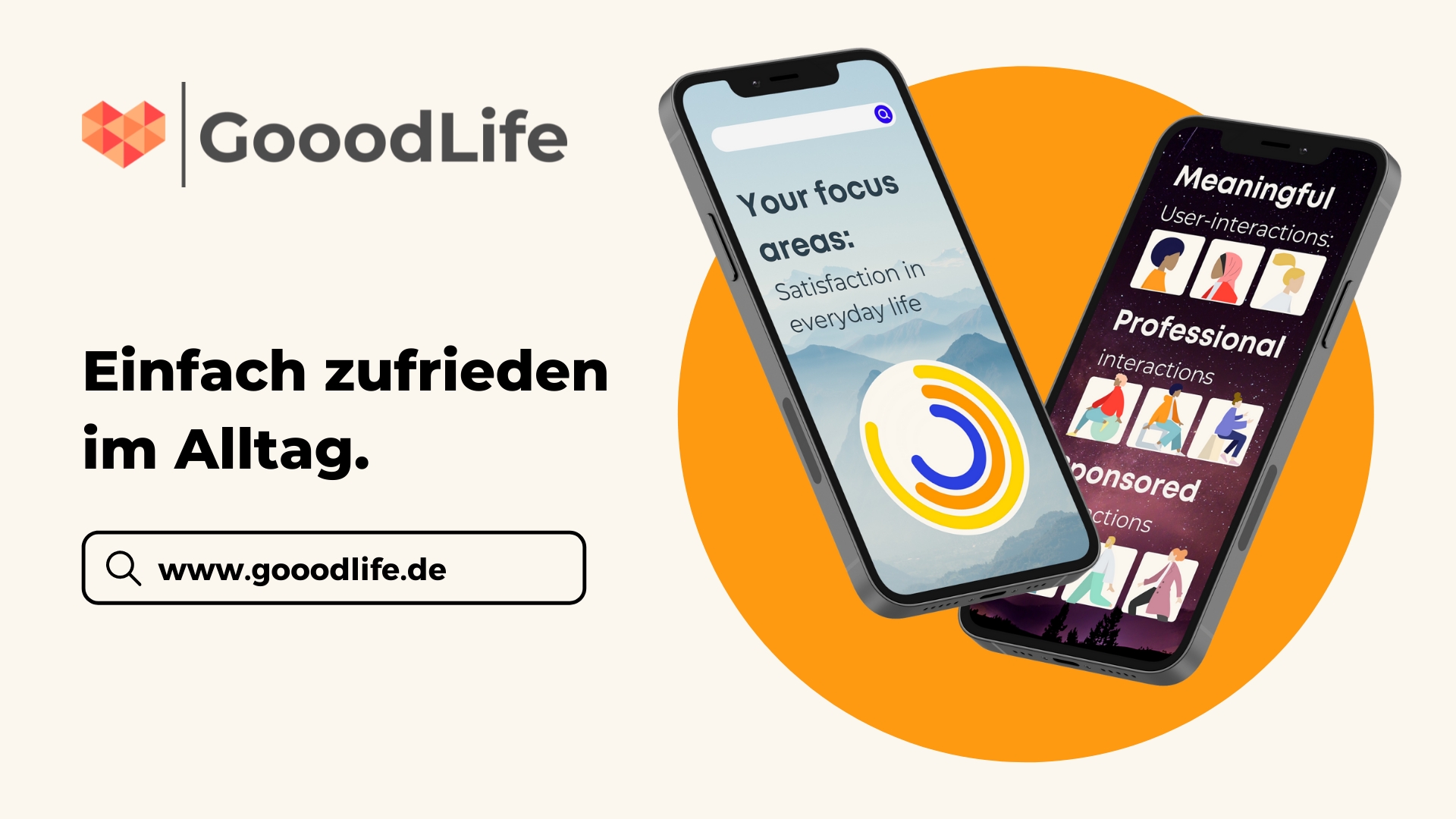 Mit GooodLife kannst du Gefühle einfach schenken und erhalten