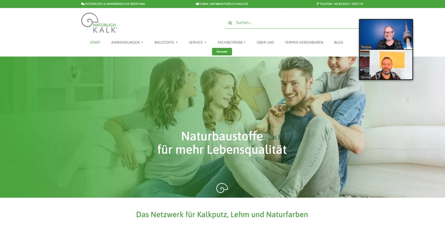 Neue Website von Natürlich-Kalk Neue Website von Natürlich-Kalk