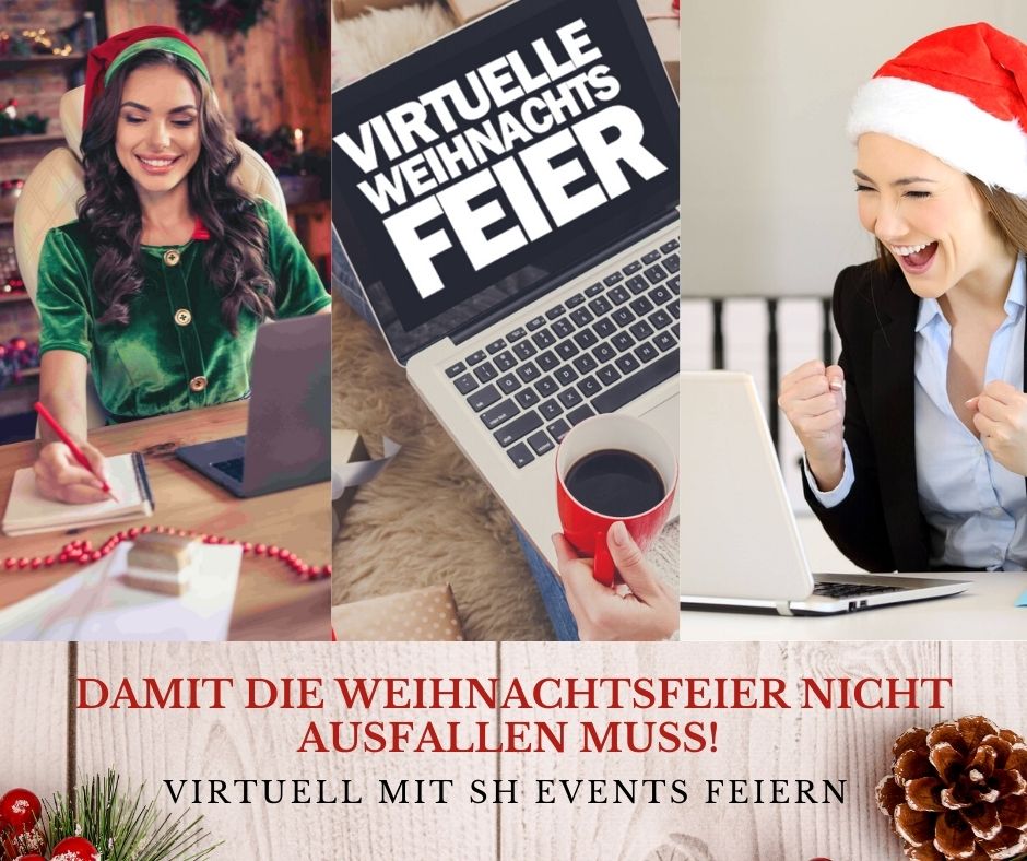 Virtuelle Weihnachtsfeier mit SH Events München Virtuelle Weihnachtsfeier mit SH Events München