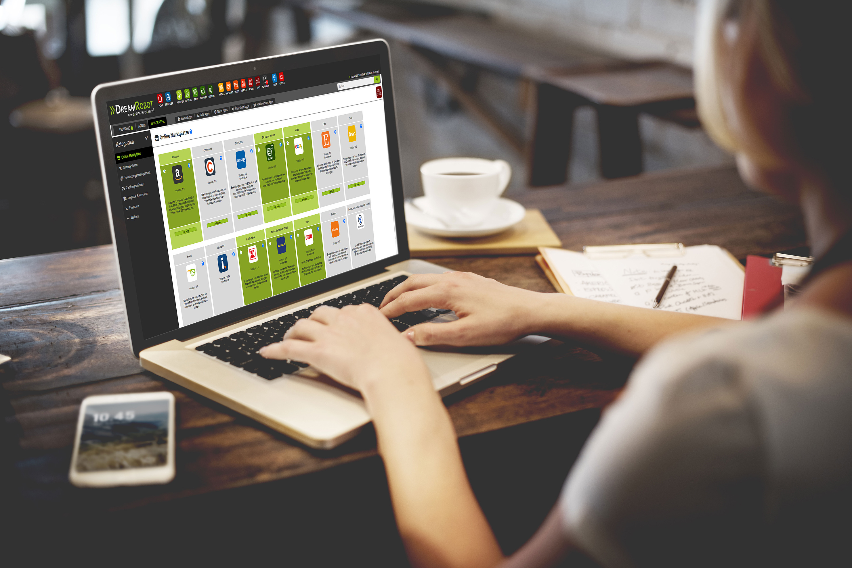 DreamRobot und Shopify kooperieren für den Multichannel-Handel DreamRobot und Shopify kooperieren für den Multichannel-Handel