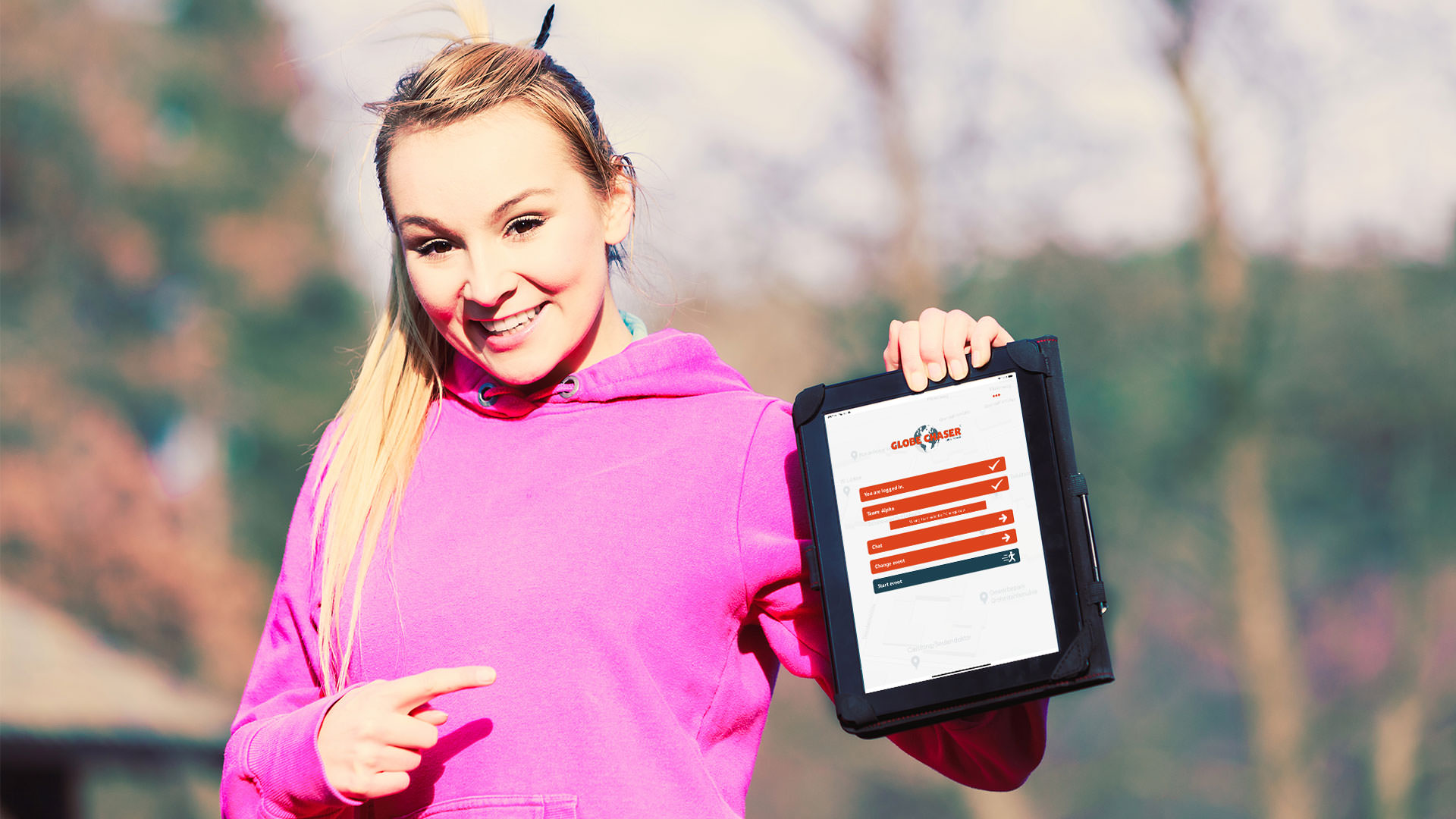 Die Outdoor- und Touristik App Globe Chaser