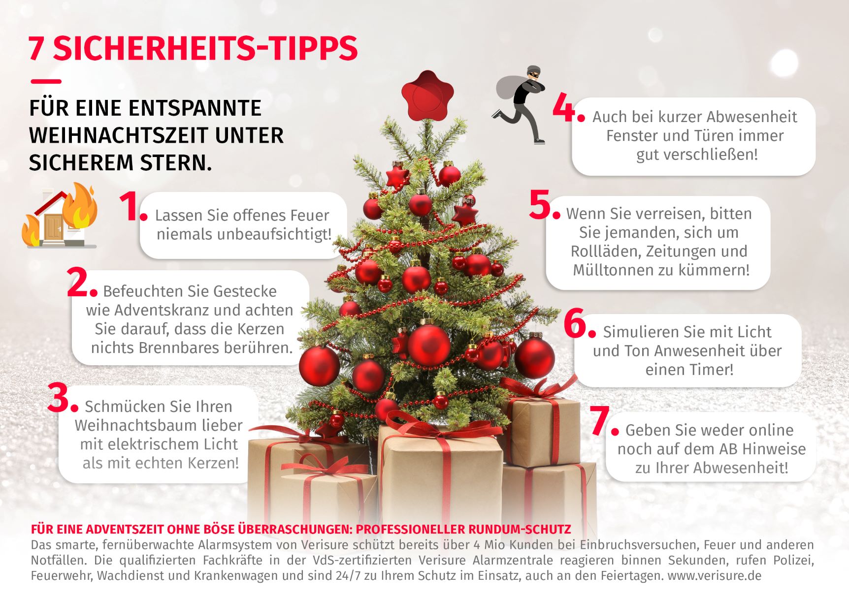 Für sorgenfreie Advents- und Weihnachtstage oder als Weihnachtsgeschenk: Rundum-Sichheit vom Profi