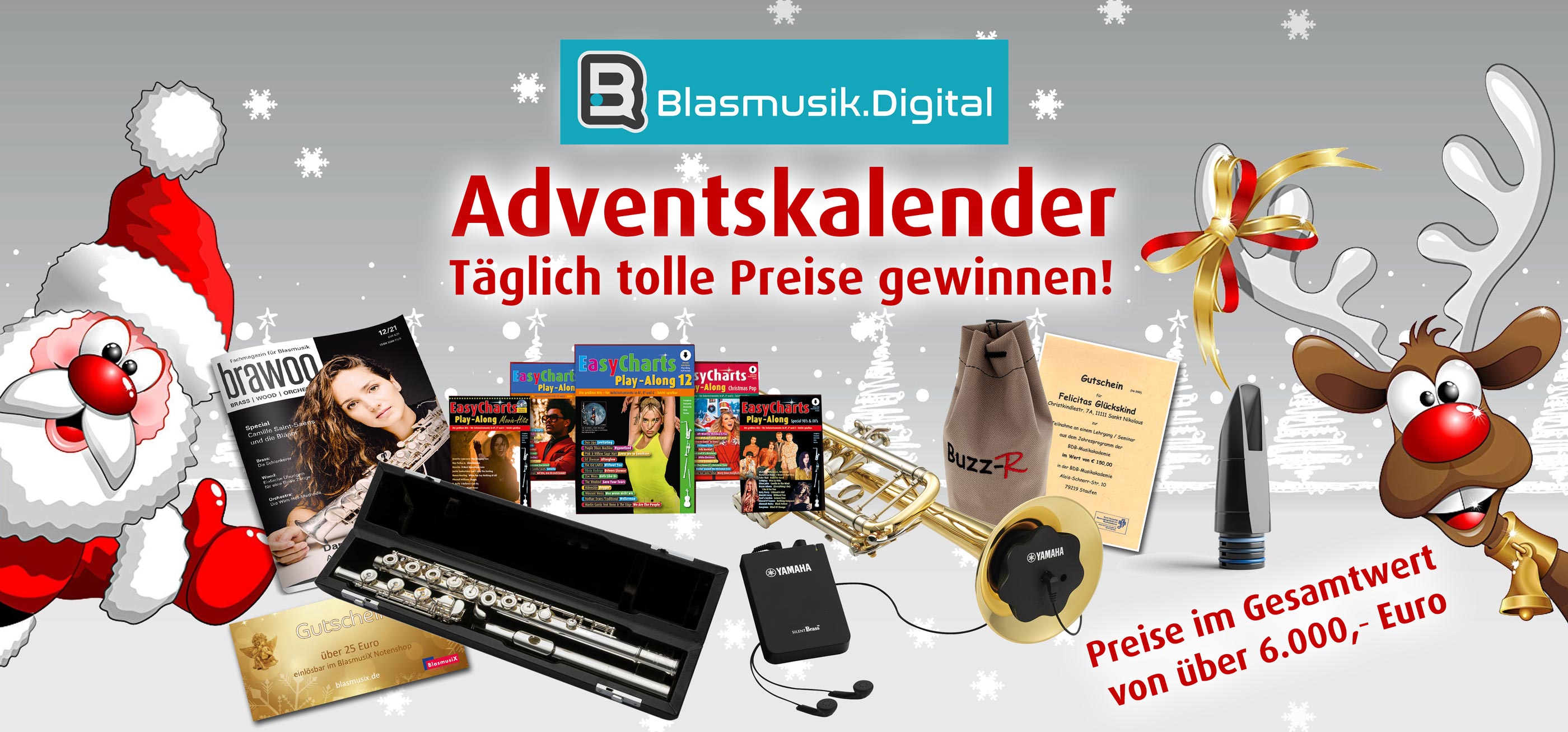 Online Adventskalender von Blasmusik.Digital