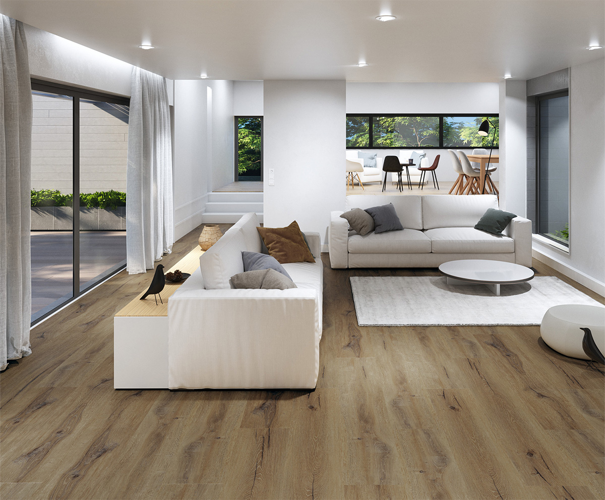 Gerflor bietet Designboden mit gesundem Rigid Kern und besonders schönen Oberflächen (Bildquelle: @g Gerflor bietet Designboden mit gesundem Rigid Kern und besonders schönen Oberflächen (Bildquelle: @g