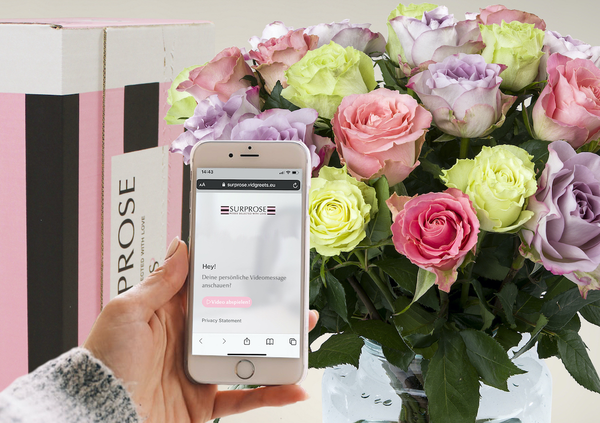 Im Surprose Onlineshop: Rosen mit Videomessage versenden! (Bildquelle: Surpose) Im Surprose Onlineshop: Rosen mit Videomessage versenden! (Bildquelle: Surpose)