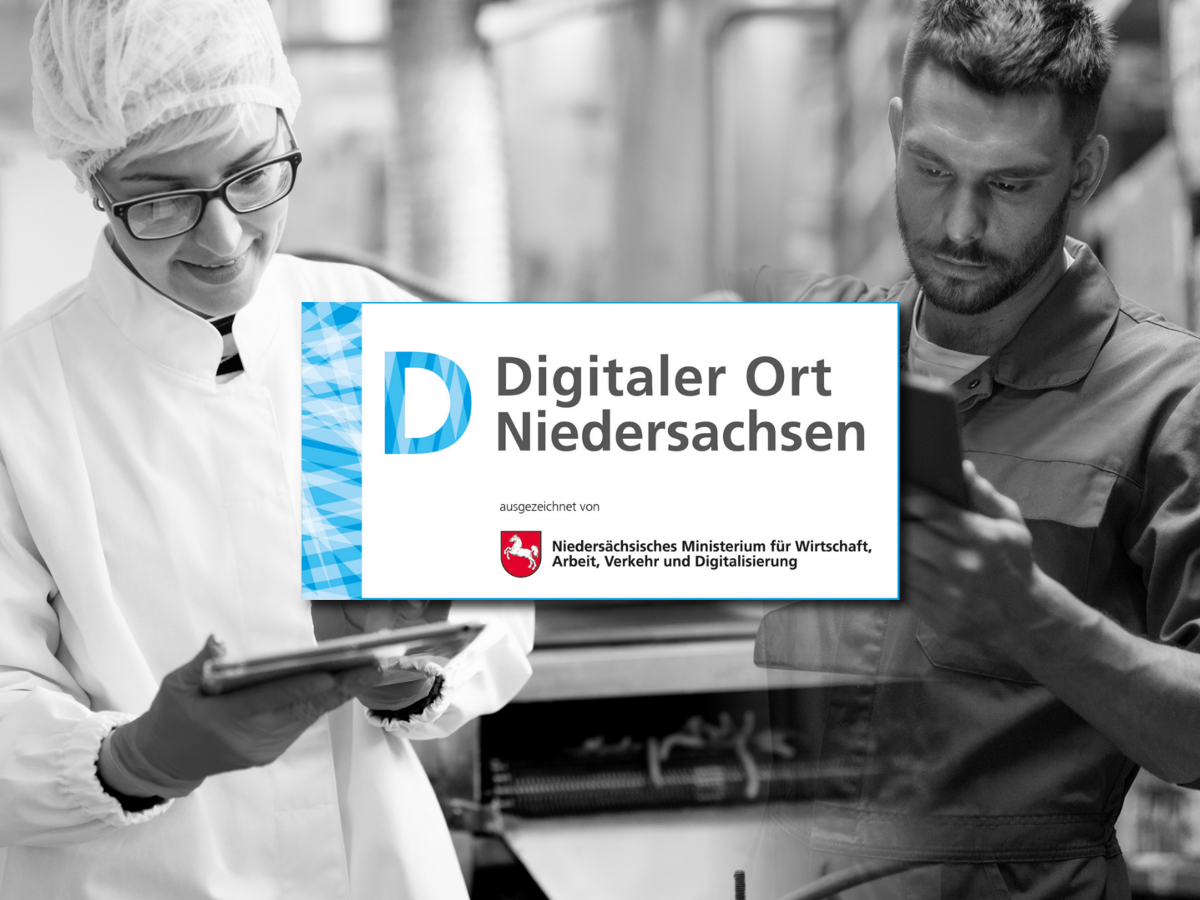 Auszeichnung Digitaler Ort Niedersachsen für Linstep Software GmbH Auszeichnung Digitaler Ort Niedersachsen für Linstep Software GmbH