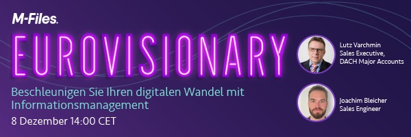 In amüsantem Format: M-Files teilt europaweite Erfahrungen und Einschätzungen