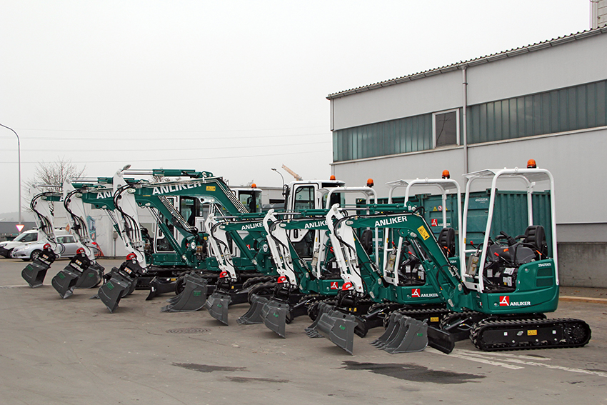Anliker AG Bauunternehmung verstärkt Maschinenbestand mit Yanmar-Baggern.