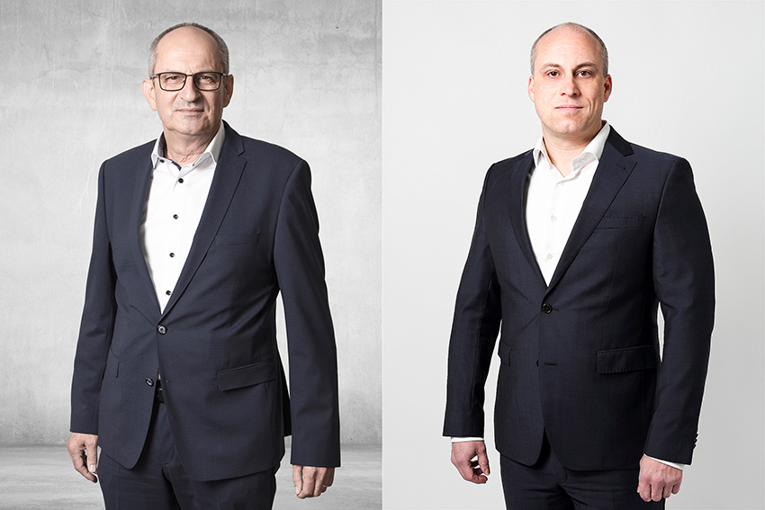 Fabian Noto (rechts) folgt Ralf Mahla (links) als neuer HKL Geschäftsführer. Fabian Noto (rechts) folgt Ralf Mahla (links) als neuer HKL Geschäftsführer.