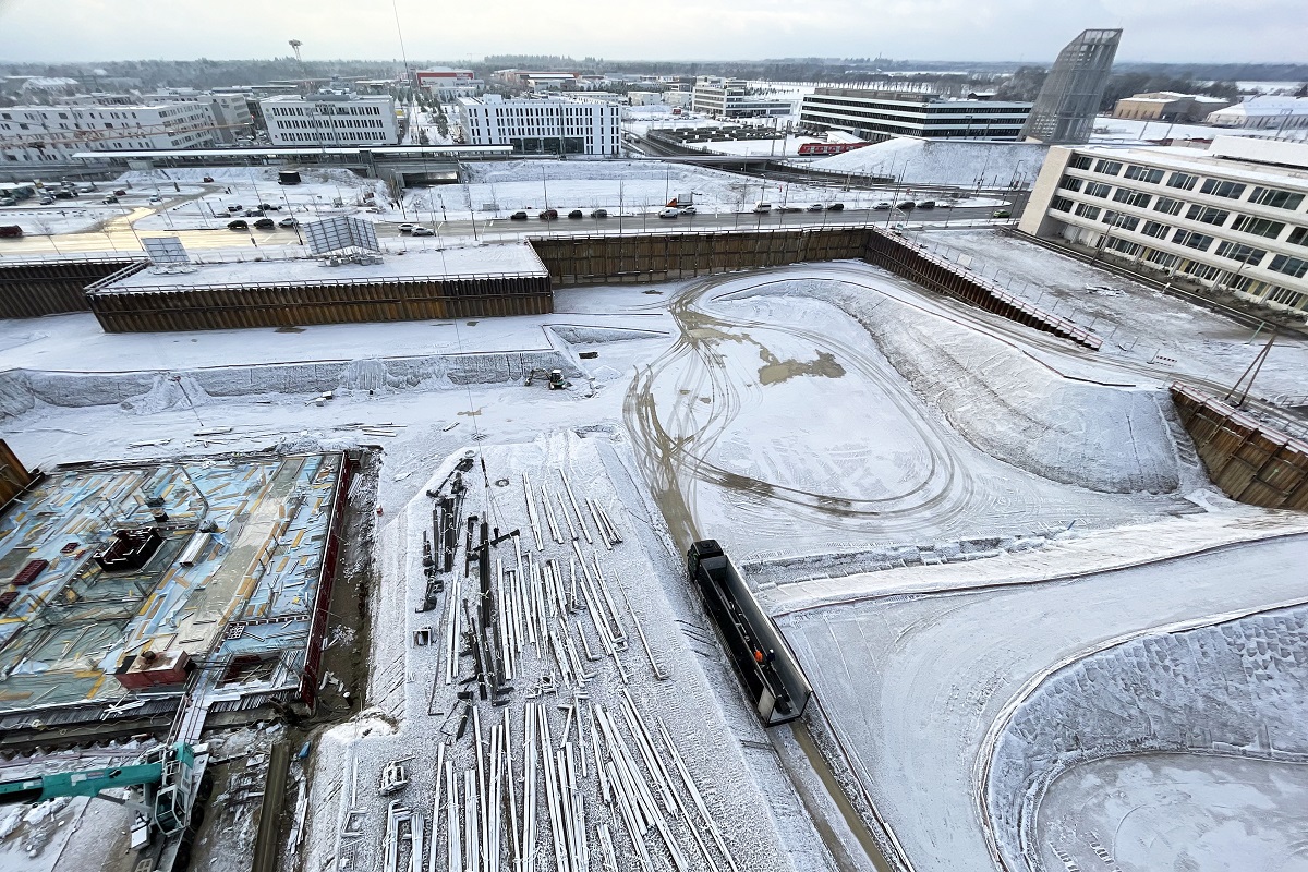 Blick auf Baufelder Stadtteilzentrum München-Freiham / Foto: Köster