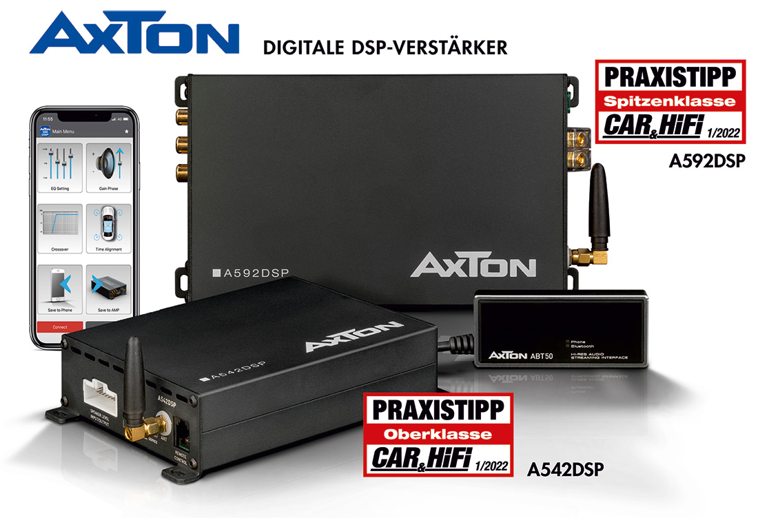 Praxistipp–AXTONs DSP-Verstärker A542DSP& A592DSP Praxistipp–AXTONs DSP-Verstärker A542DSP& A592DSP