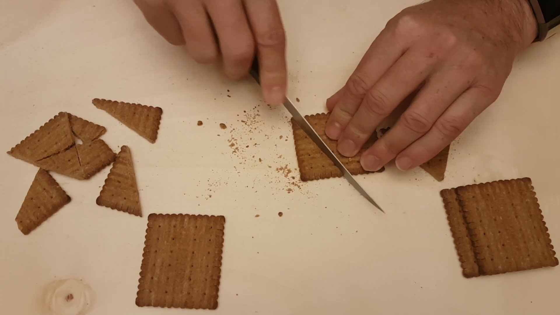 Basteln mit leckeren Keksen