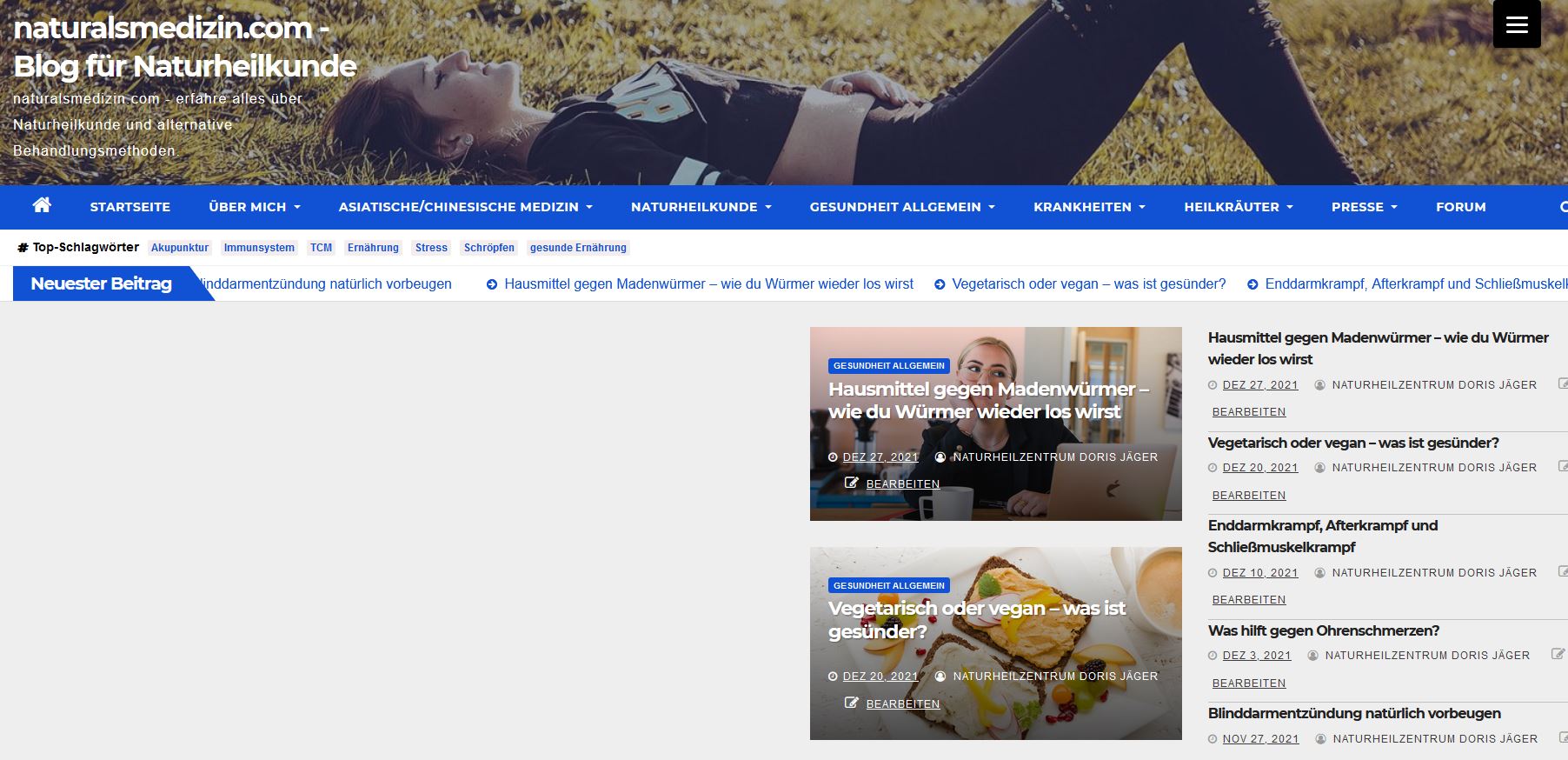 Blog für alternative Medizin - naturalsmedizin.com