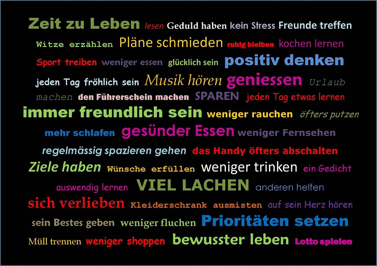 Gute Vorsätze fürs neue Jahr