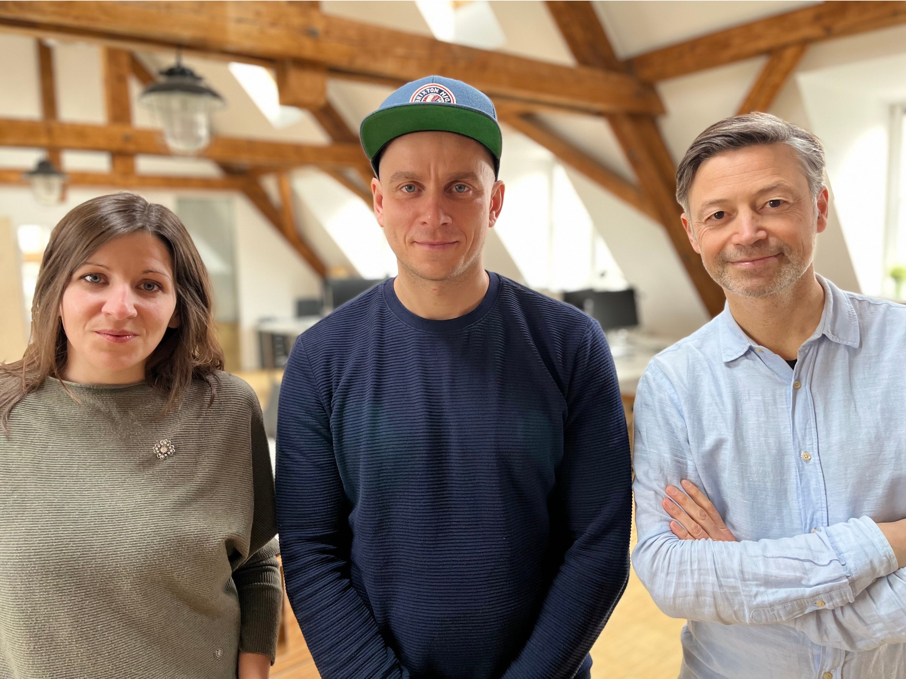 Neue Geschäftsführung ab 01.01.2022 - v.l.n.r. Nicole Rainer, Sebastian Stryj, Oliver Zenglein