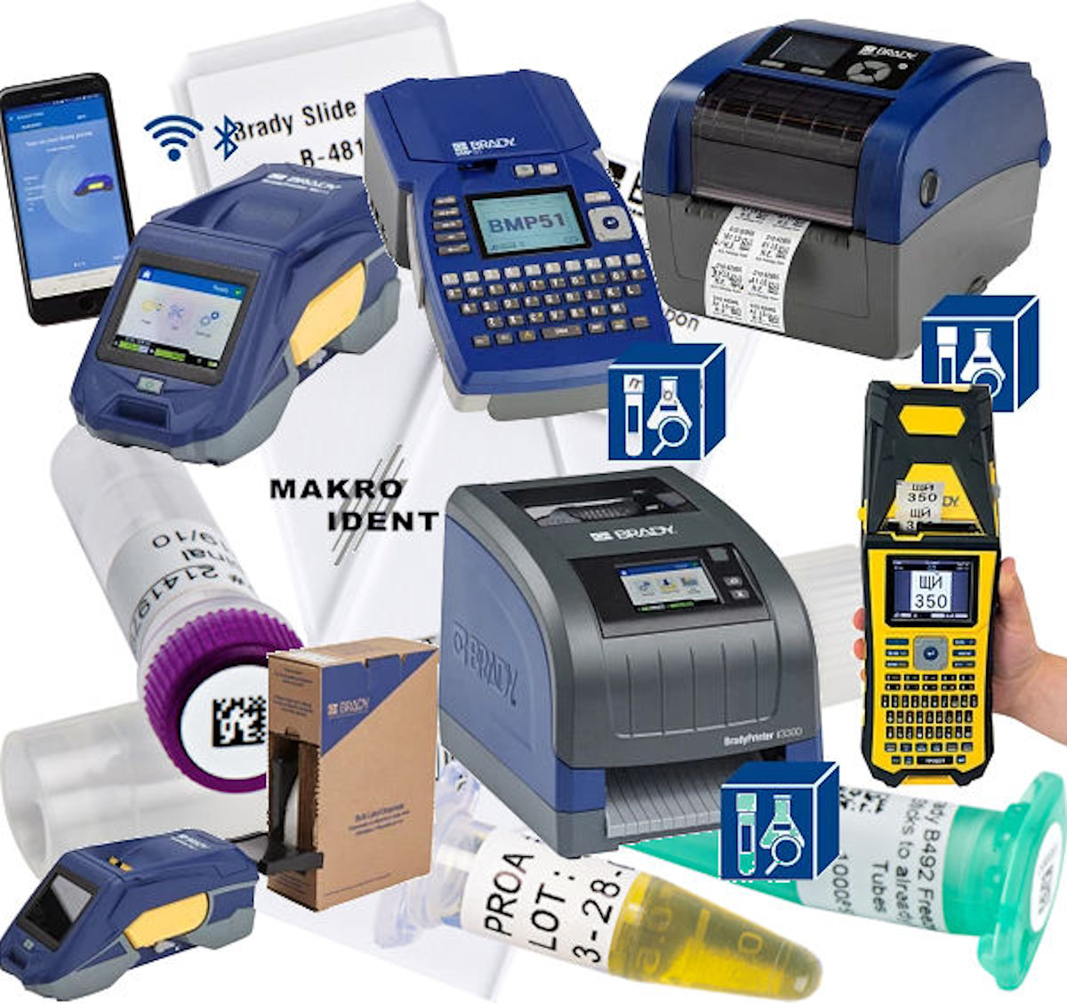 Labordrucker und Etiketten für die professionelle Labor-Kennzeichnung Labordrucker und Etiketten für die professionelle Labor-Kennzeichnung