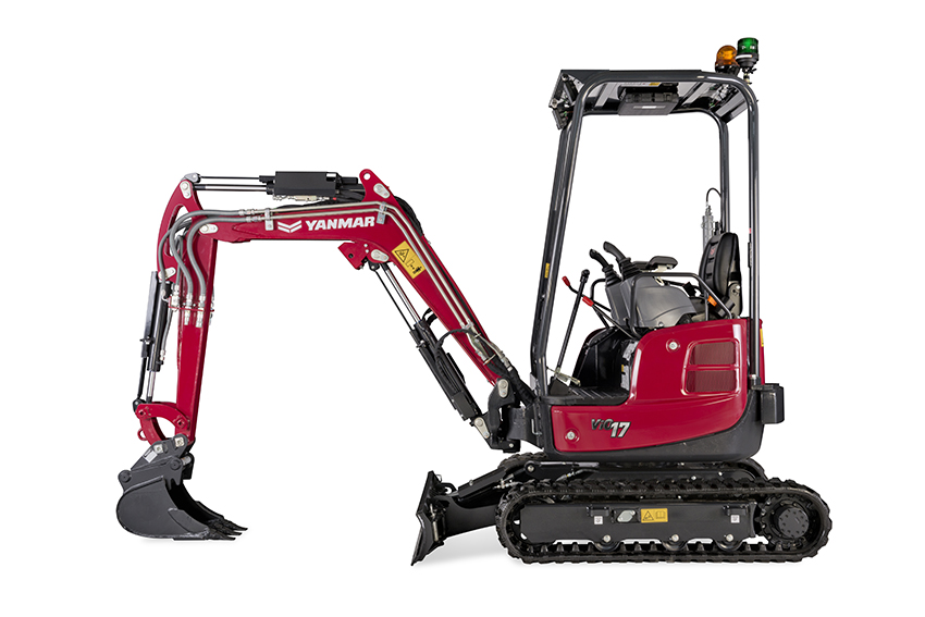 Yanmar präsentiert den Minibagger ViO17 der nächsten Generation. Yanmar präsentiert den Minibagger ViO17 der nächsten Generation.