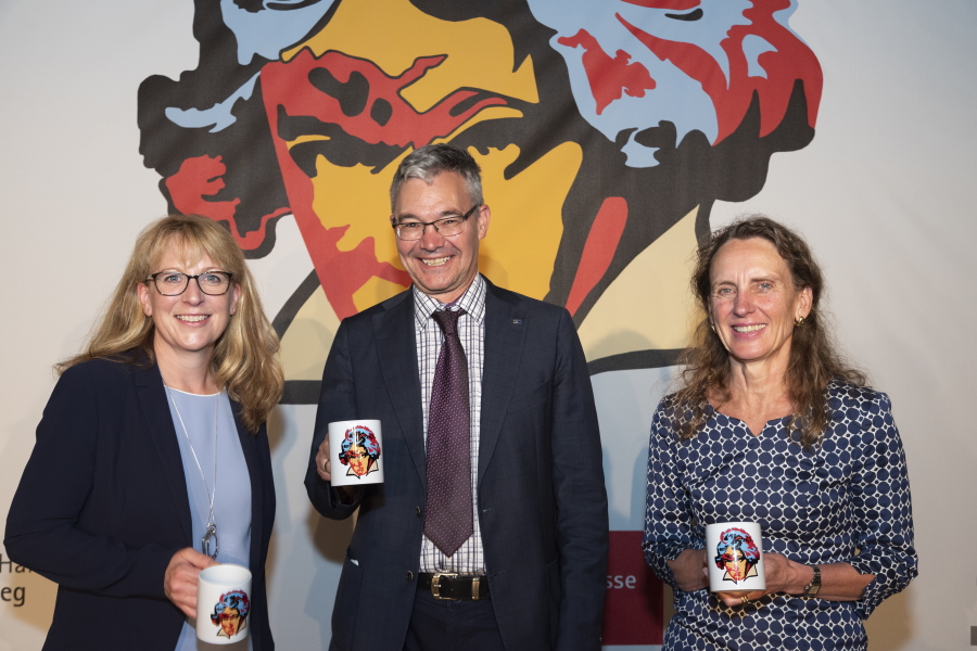 Regina Rosenstock, Michael Pieck und Dr. Christine Lötters freuen sich auf die nächste Ludwig-Runde. Regina Rosenstock, Michael Pieck und Dr. Christine Lötters freuen sich auf die nächste Ludwig-Runde.