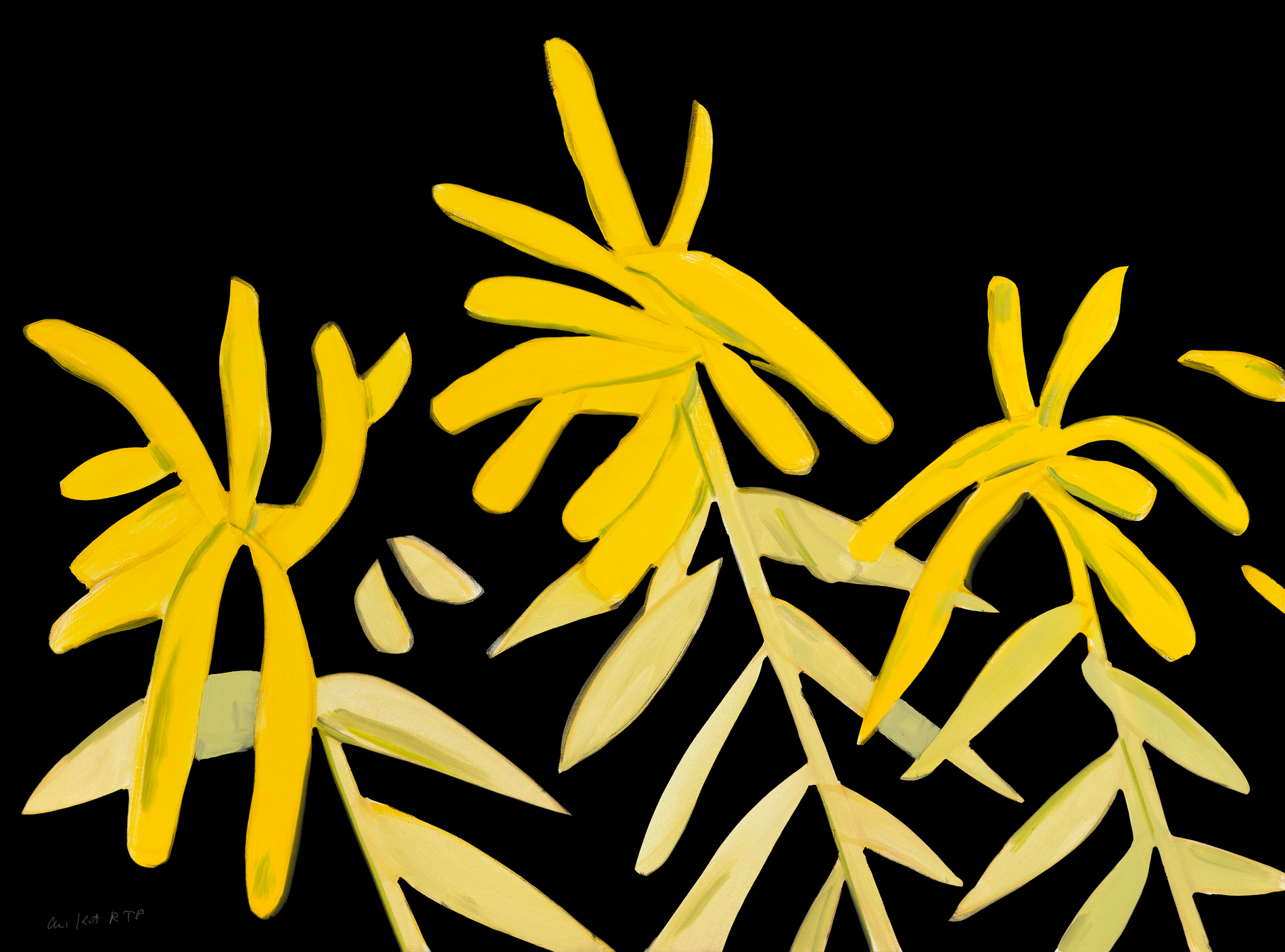 Alex Katz Flowers - Goldenrod