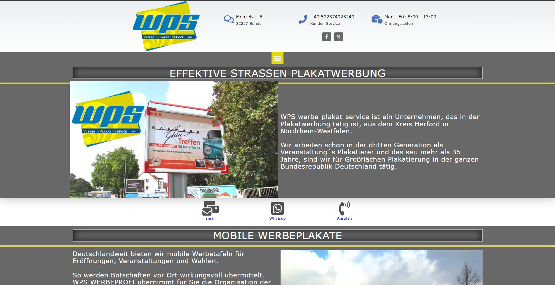 WPS Plakatwerbung